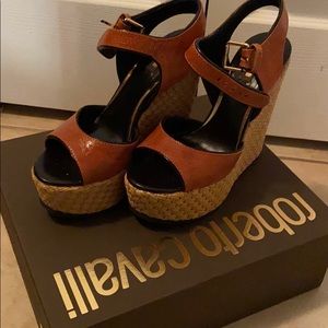 Robert Cavalli platform wedges